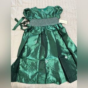 Elegant Green Kids Dress 6x